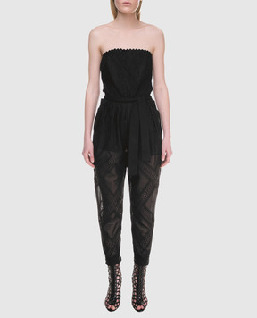 Philosophy di Lorenzo Serafini Black jumpsuit A0461
