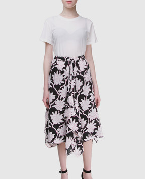 Valentino Black wool and silk skirt PB3RA3A03Q1