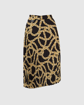 Vetements Pleated skirt in contrast print WE52SK340B