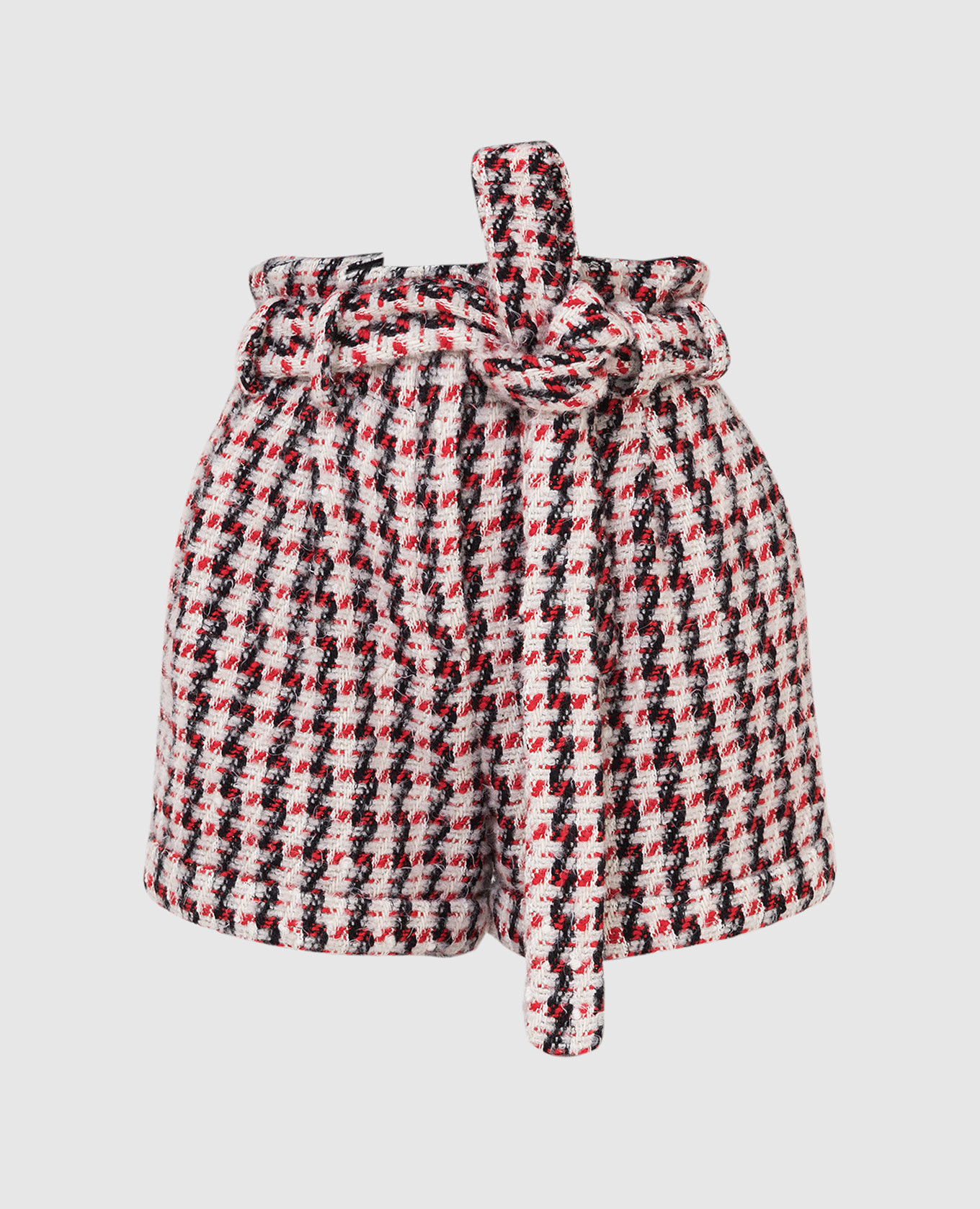 

Shorts in a pattern Amen, White