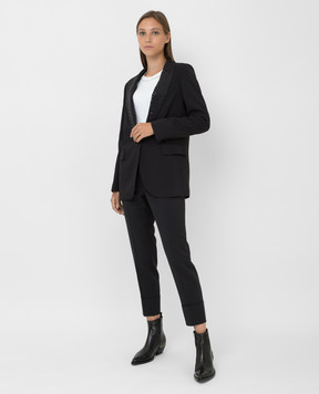 Peserico Graphite jacket with sequins S0185700Q106087
