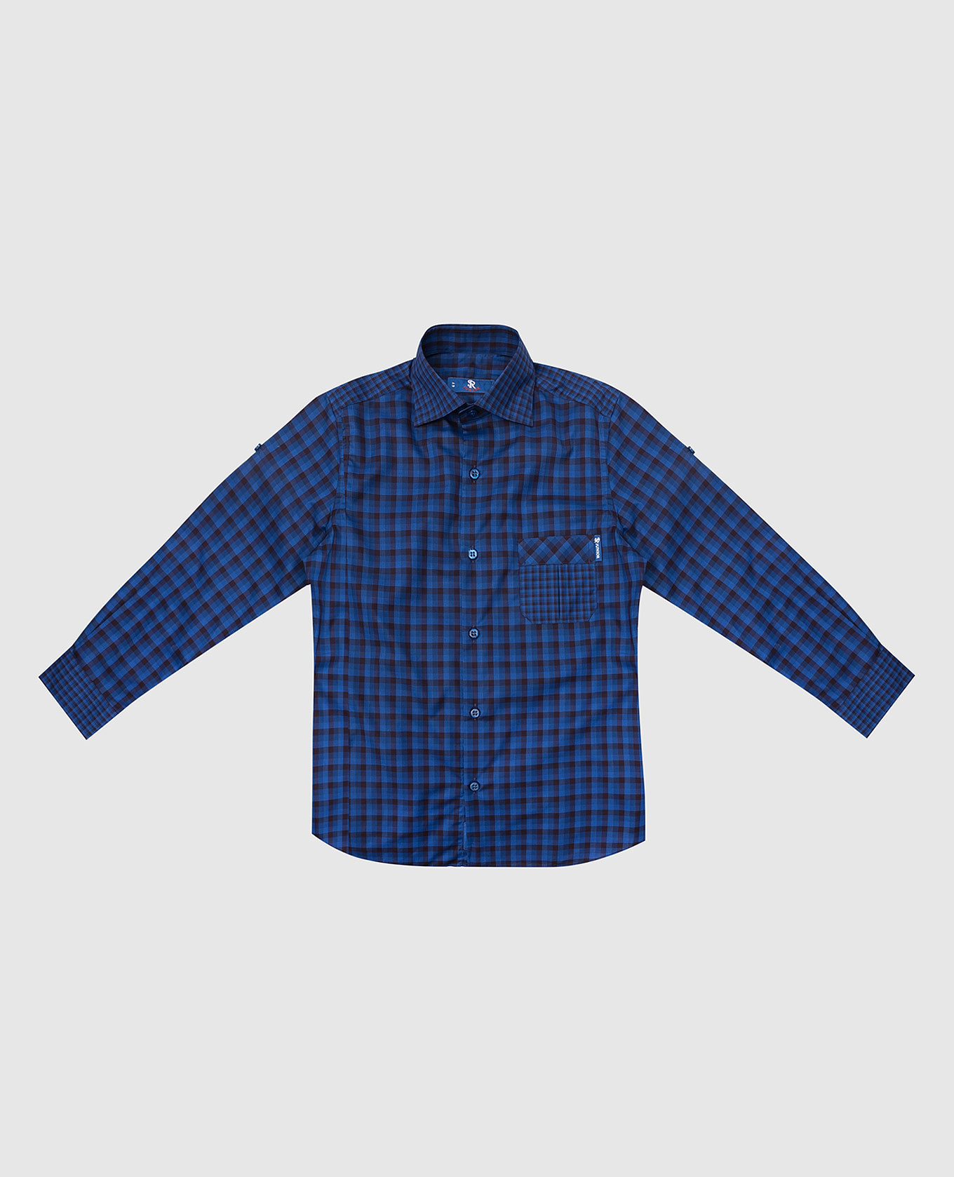 

Children's navy check shirt Stefano Ricci, Blue