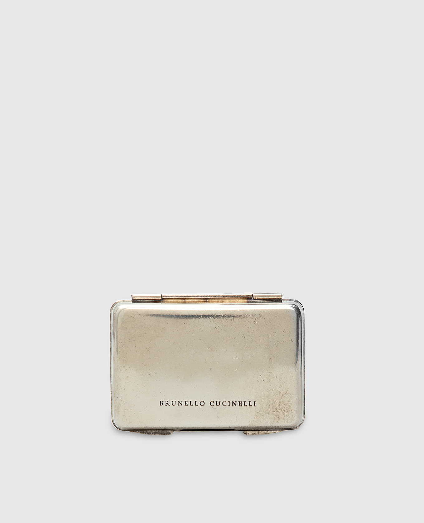 

Metal case for plastic cards Brunello Cucinelli, Silver
