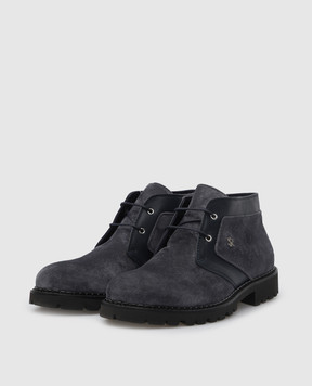 Stefano Ricci Baby suede desert boots YRU04G860SDVH