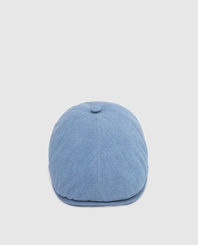 Stefano Ricci Children's light blue wool cap YVF2019BAR007