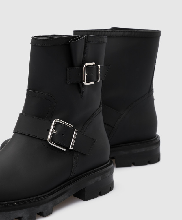 JIMMY CHOO の靴♪ ★ YOUTH II LINED ★ Jimmy Choo - Skórzane buty młodzieżowe II z paskami