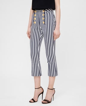 Balmain Navy blue trousers RF25140C084