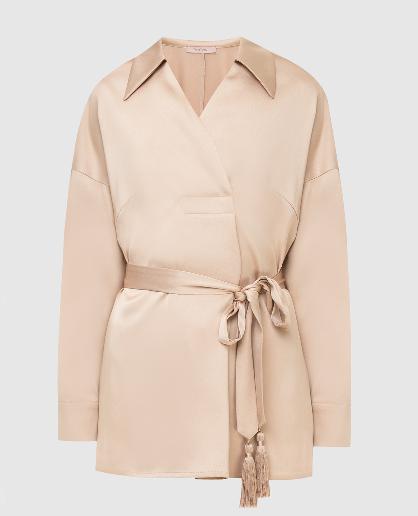 

Blouse on the belt Torre Valley, Beige