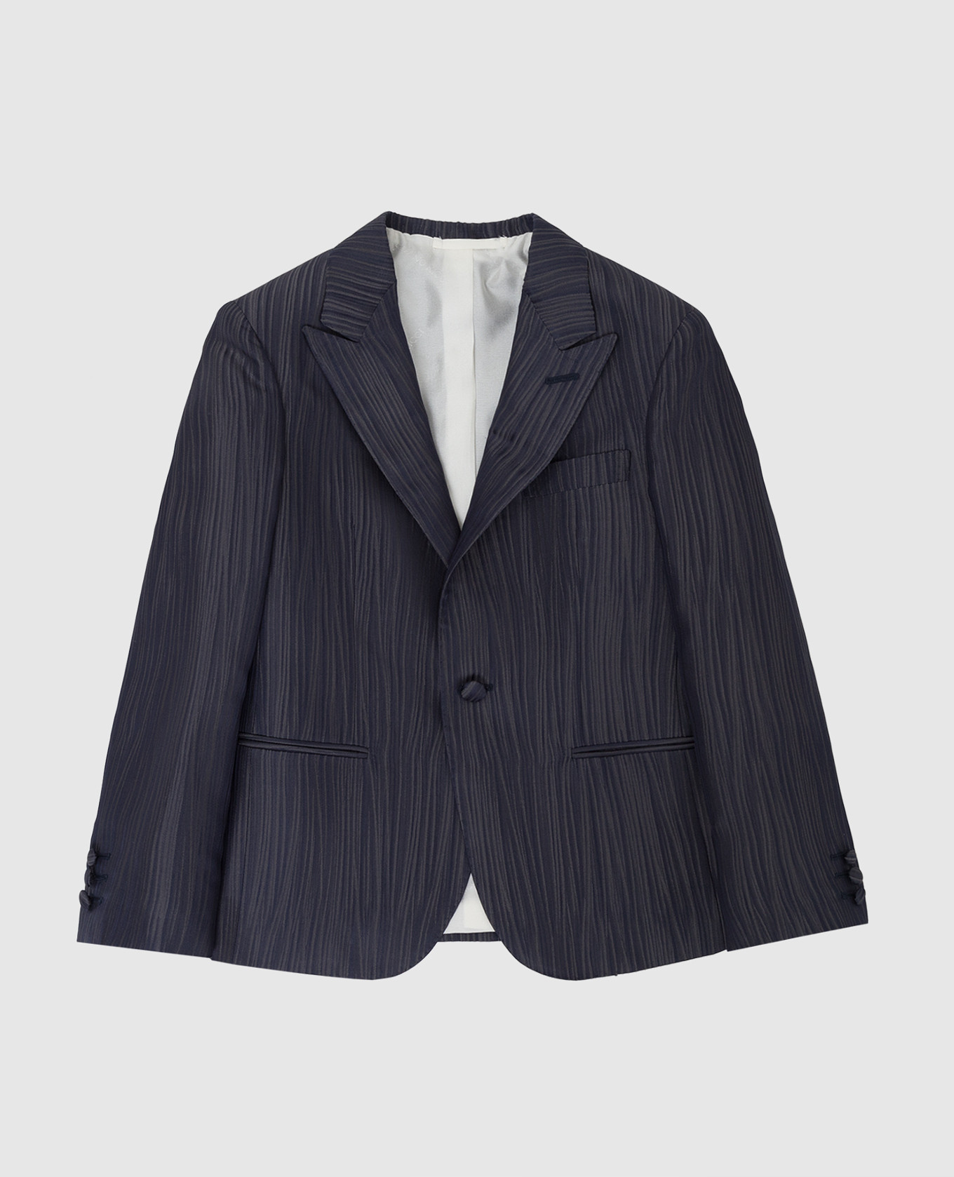 

Children's patterned silk jacket Stefano Ricci, Blue
