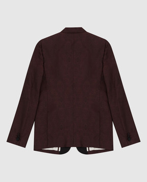 Stefano Ricci Children's patterned silk jacket Y2RF731000HC5269