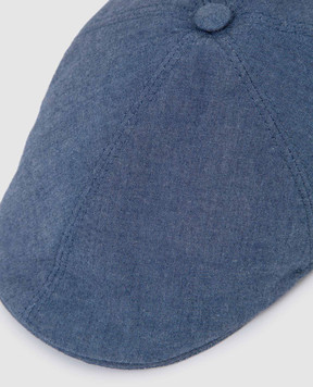 Stefano Ricci Children's blue wool cap YVF2019BAR007