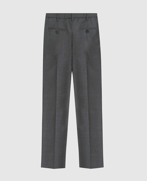 Stefano Ricci Children's gray wool trousers Y1T0900000W807