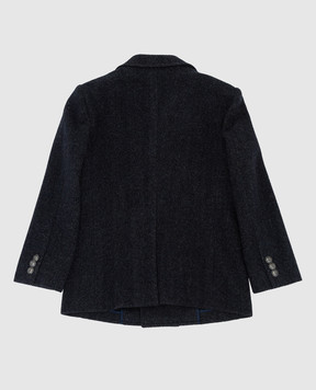 Stefano Ricci Children's wool and cashmere coat Y3ZSPC6000WC801