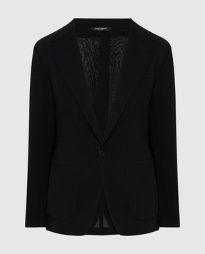 Dolce&Gabbana Wool blazer with double construction G2PK8TFU2MM