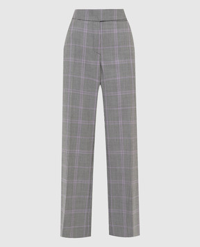 ALEXANDRE VAUTHIER Patterned wool trousers 214PA15001562