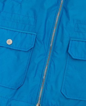 Stefano Ricci Children's light blue jacket in a pattern YDJ8200060HN0036