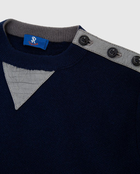 Stefano Ricci Children's cashmere sweater with logo K808003GSYY16483