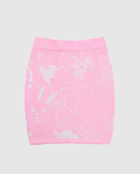 Philipp Plein Children's pink skirt GKV0004410