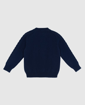 Stefano Ricci Patterned cashmere baby sweater YAK6S05G01F6SA04