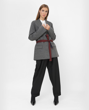 Roksanda Selma wool wrap jacket AW21J2381