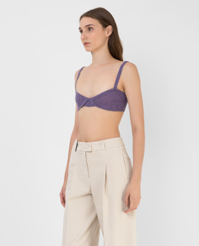 Khaite Eda Lilac Cashmere Top 8252605