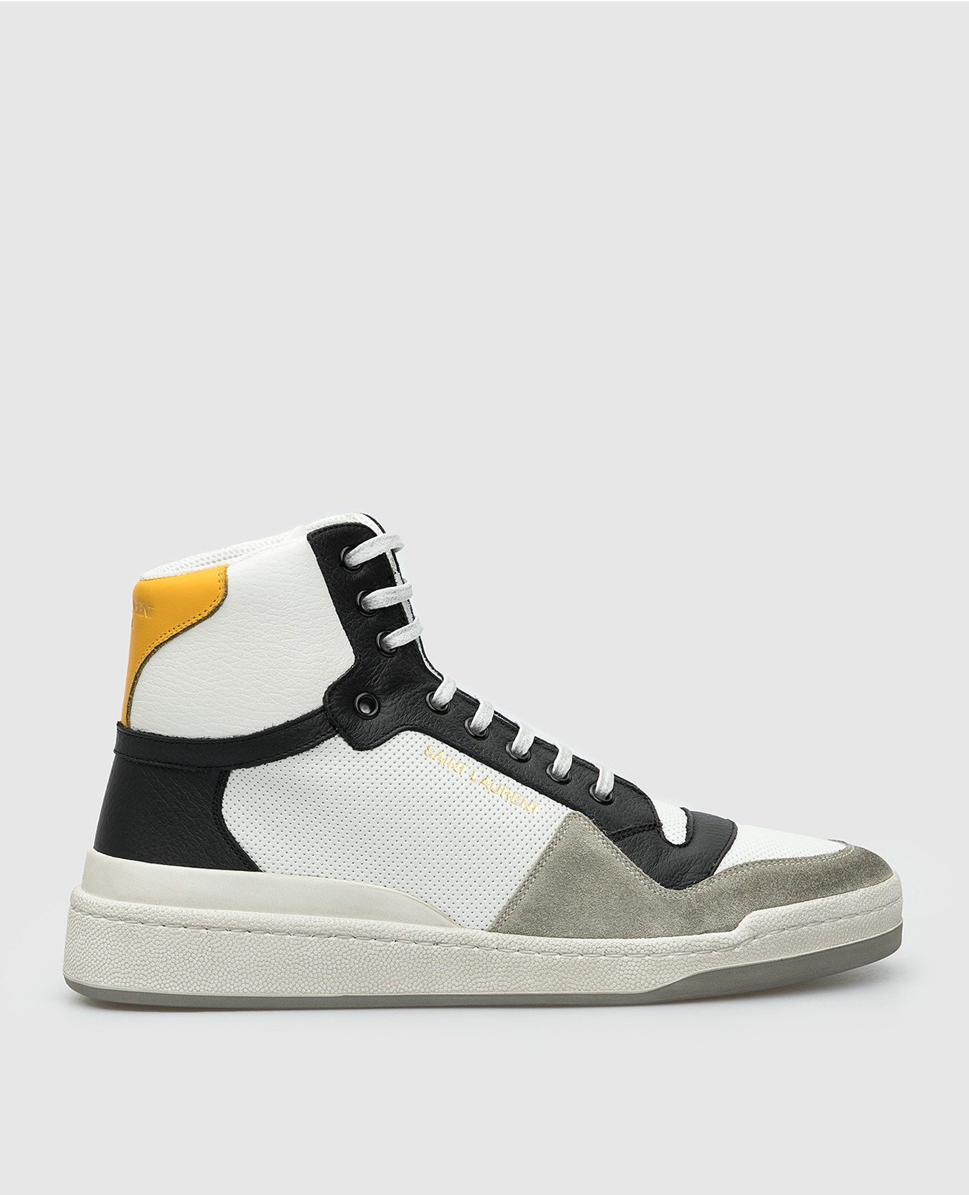 

Leather sneakers Saint Laurent, Белый