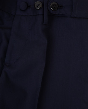 Stefano Ricci Children's dark blue wool trousers Y2T0950000160509