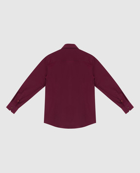 Stefano Ricci Children's burgundy shirt YC002317LJ1929