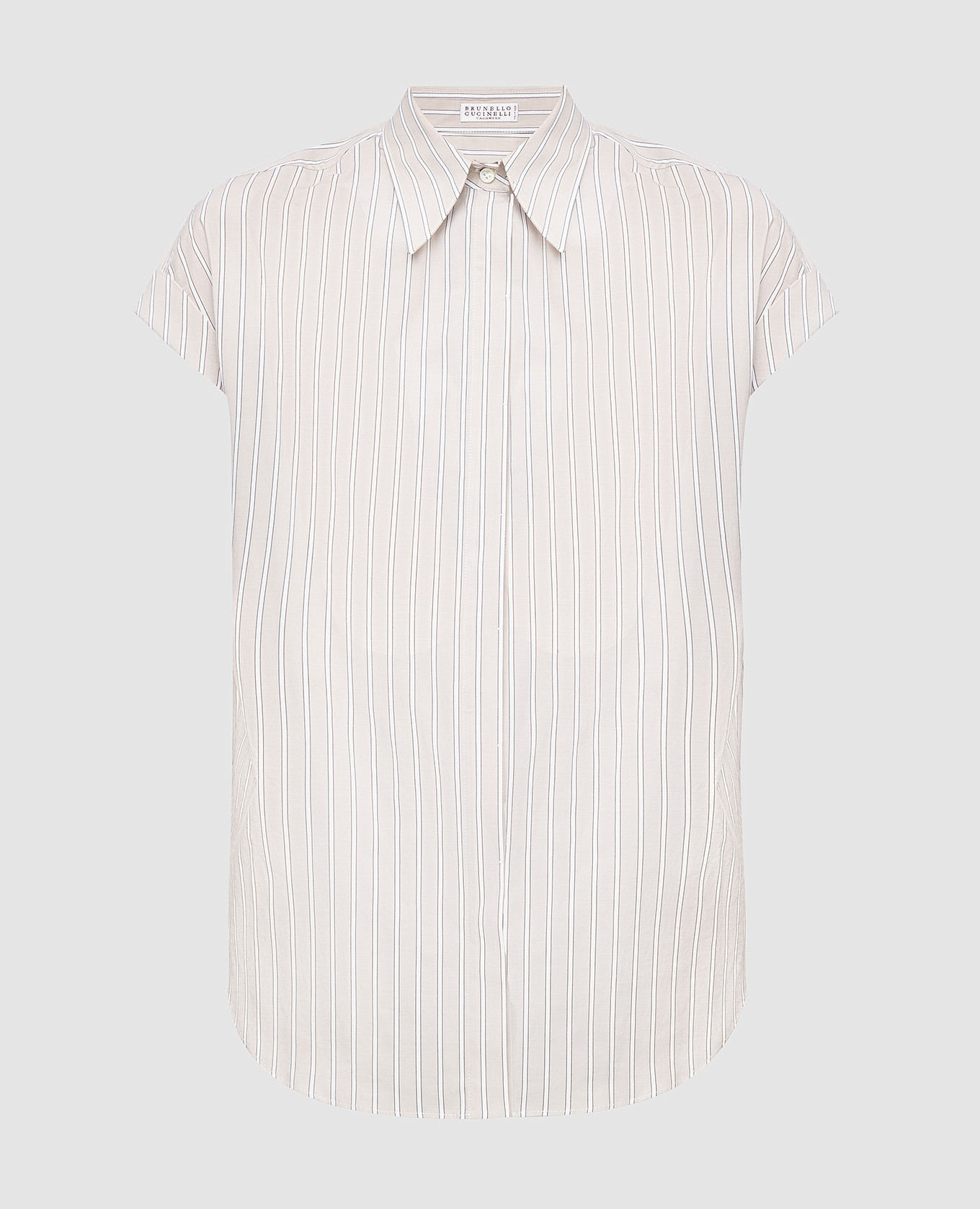 Light beige shirt brunello cucinelli