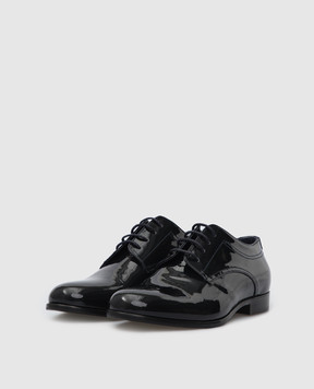 Stefano Ricci Children's leather patent derbies YRU59CG866VTV