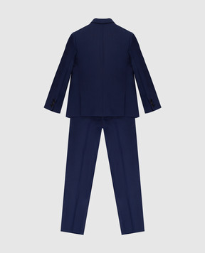Stefano Ricci Patterned wool suit for children Y1SF371950W904