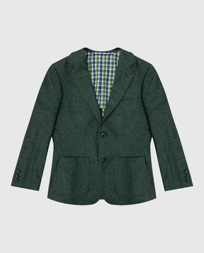 Stefano Ricci Children's green blazer Y1RSGD2200WCT800