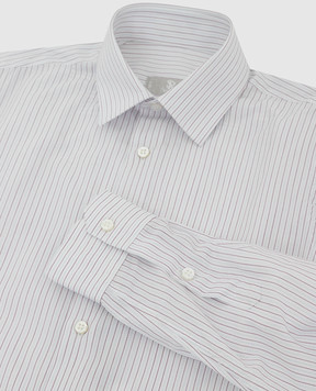 Stefano Ricci Striped jacquard shirt for children YC002317R2007