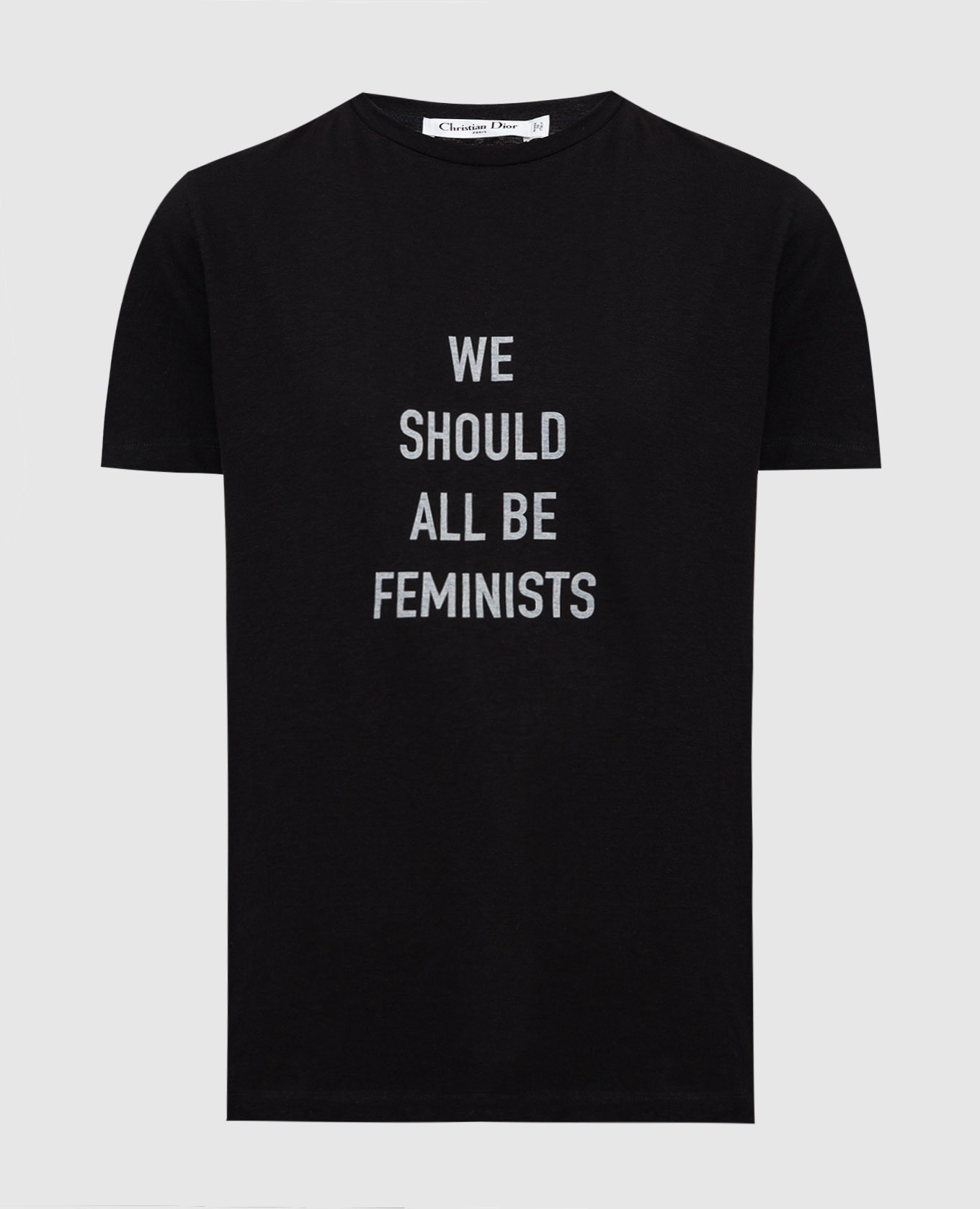 

T-shirt with print Christian Dior, Черный