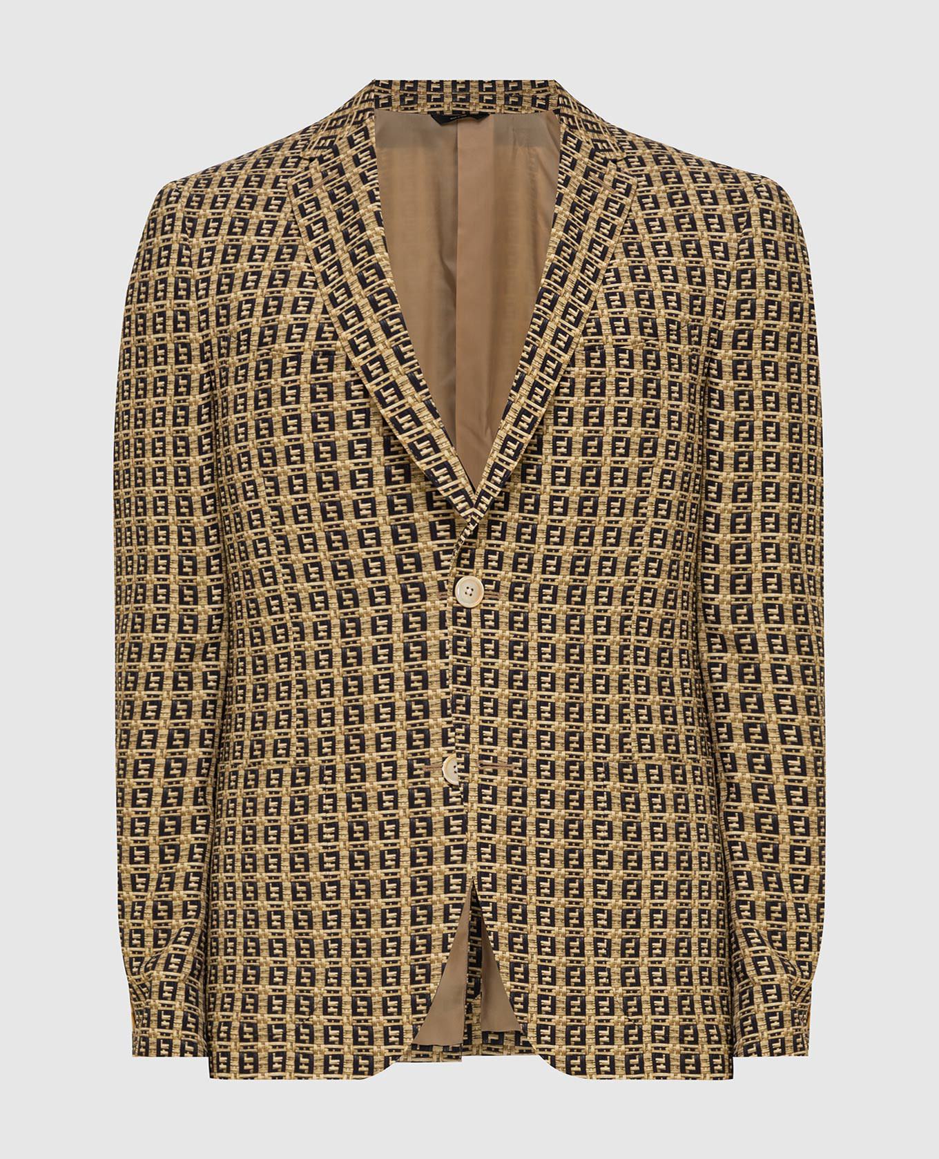 

Jacket with FF pattern Fendi, Beige
