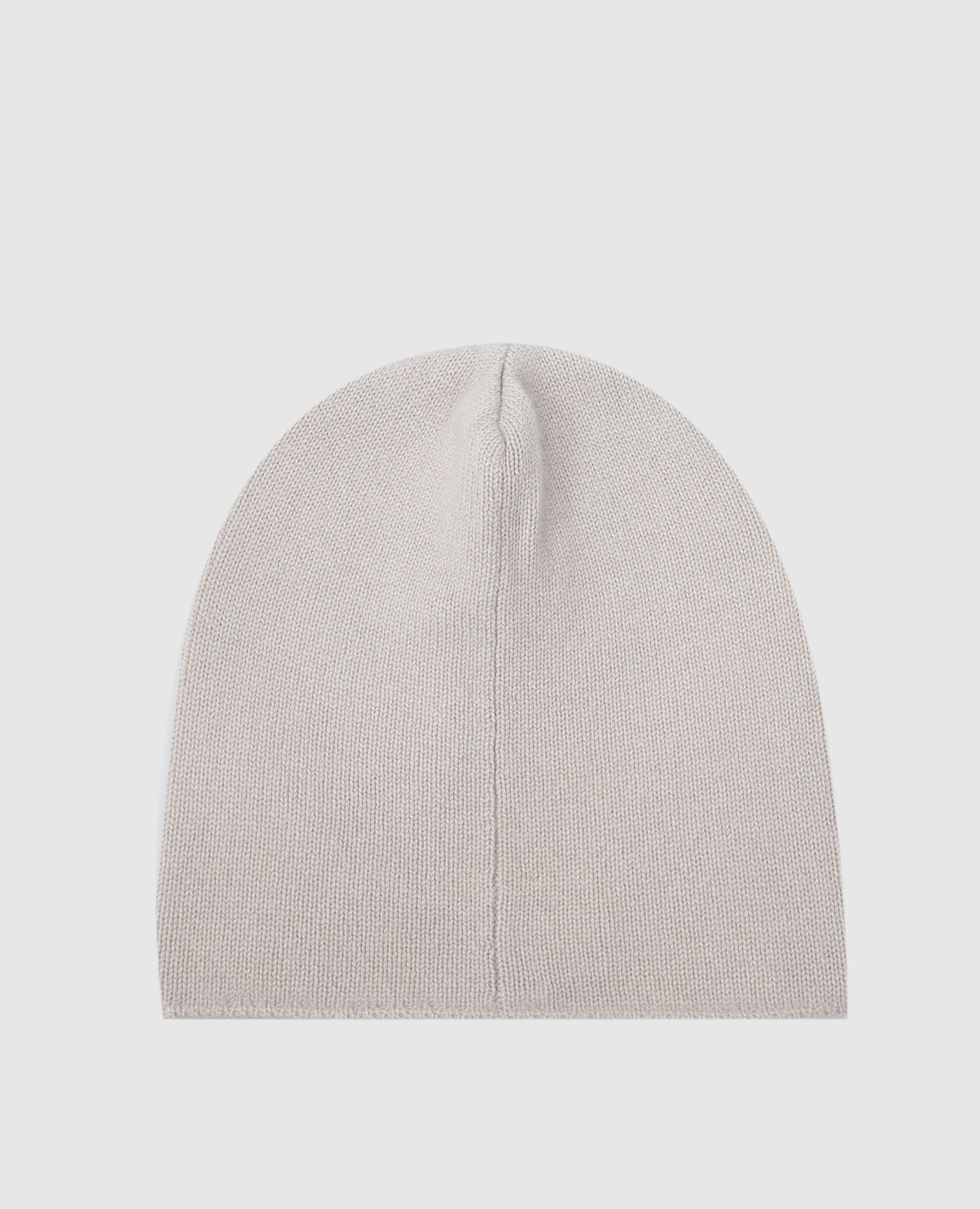 

Children's light gray cashmere hat with emblem Stefano Ricci, Grey