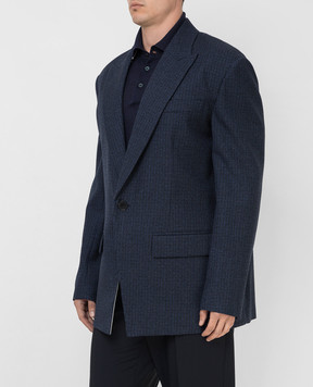 Valentino Plaid wool blazer WV3CEC607N3