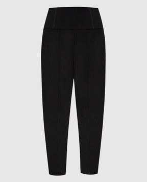 Brunello Cucinelli Black wool trousers MA152P7105
