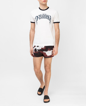 Dolce&Gabbana Brown swim shorts M4B15THSMND