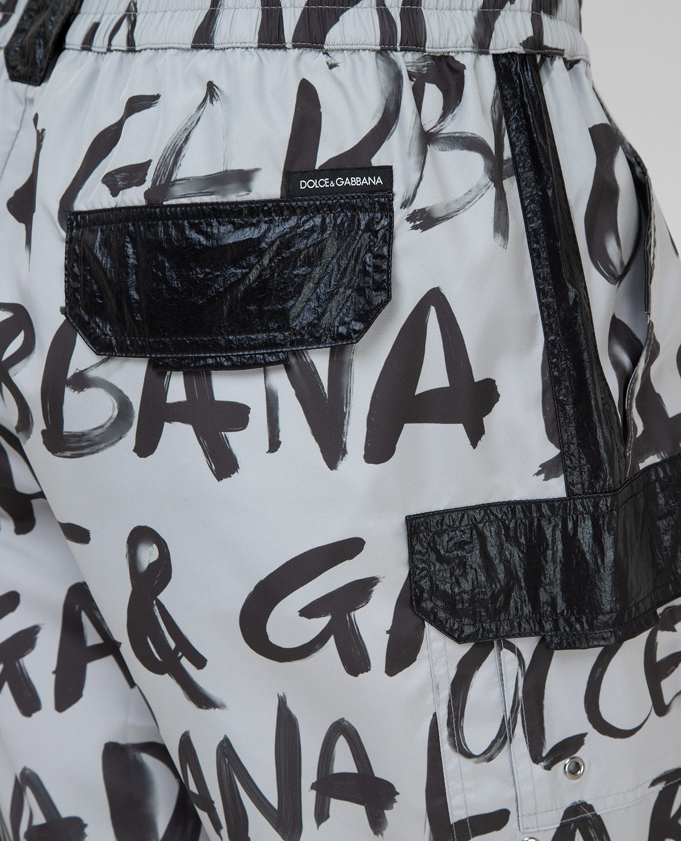 Swim shorts in logo print Dolce&Gabbana 5
