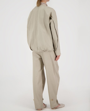 CO Slack trousers with pintucks and buckles on the legs 5040WRT