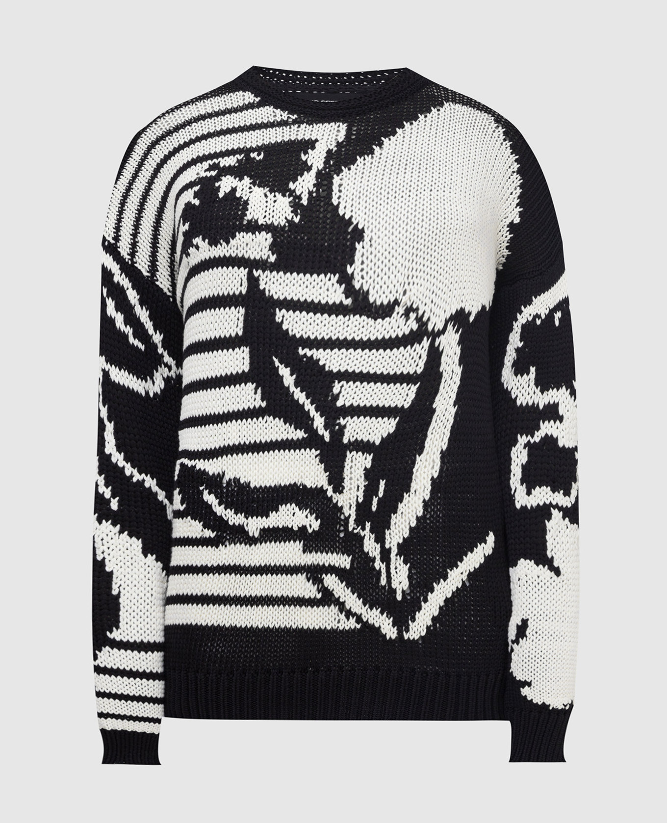 

Jumper with abstract pattern Ermanno Scervino, Black