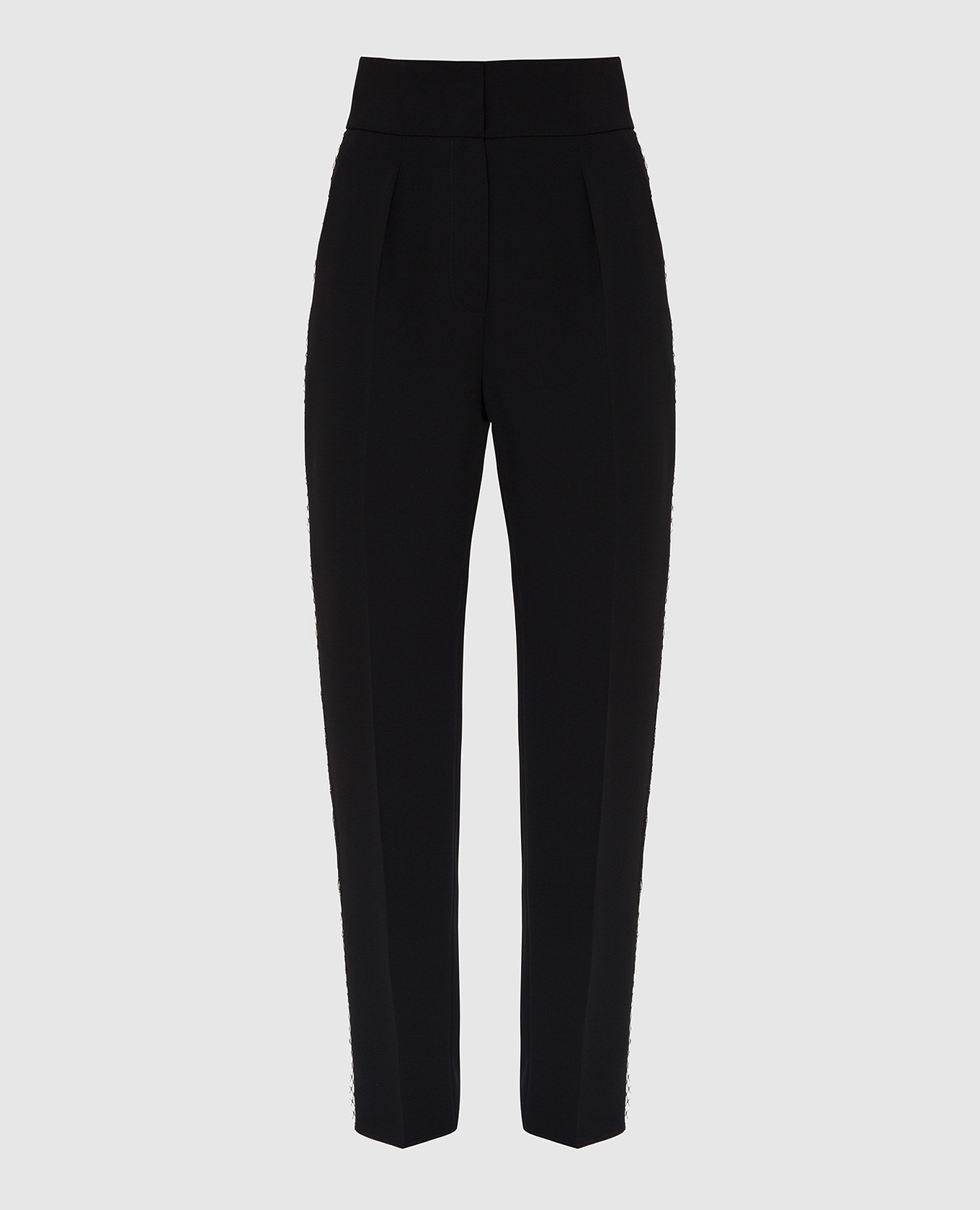 

Galena trousers with mesh inserts and crystals Max Mara, Black