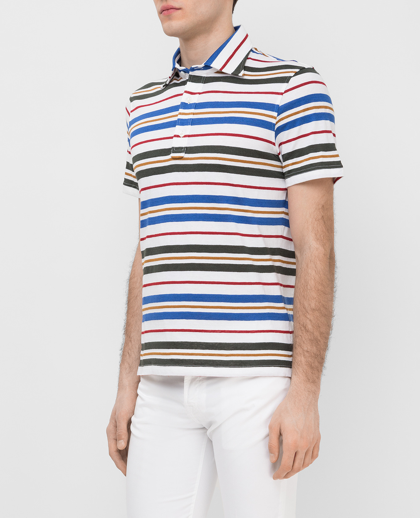 

White polo ISAIA, Белый