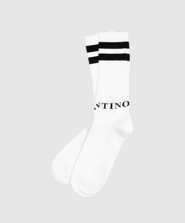Valentino logo socks