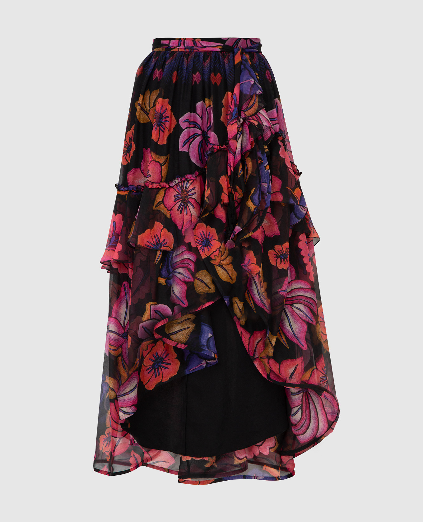 

Black silk skirt Alberta Ferretti