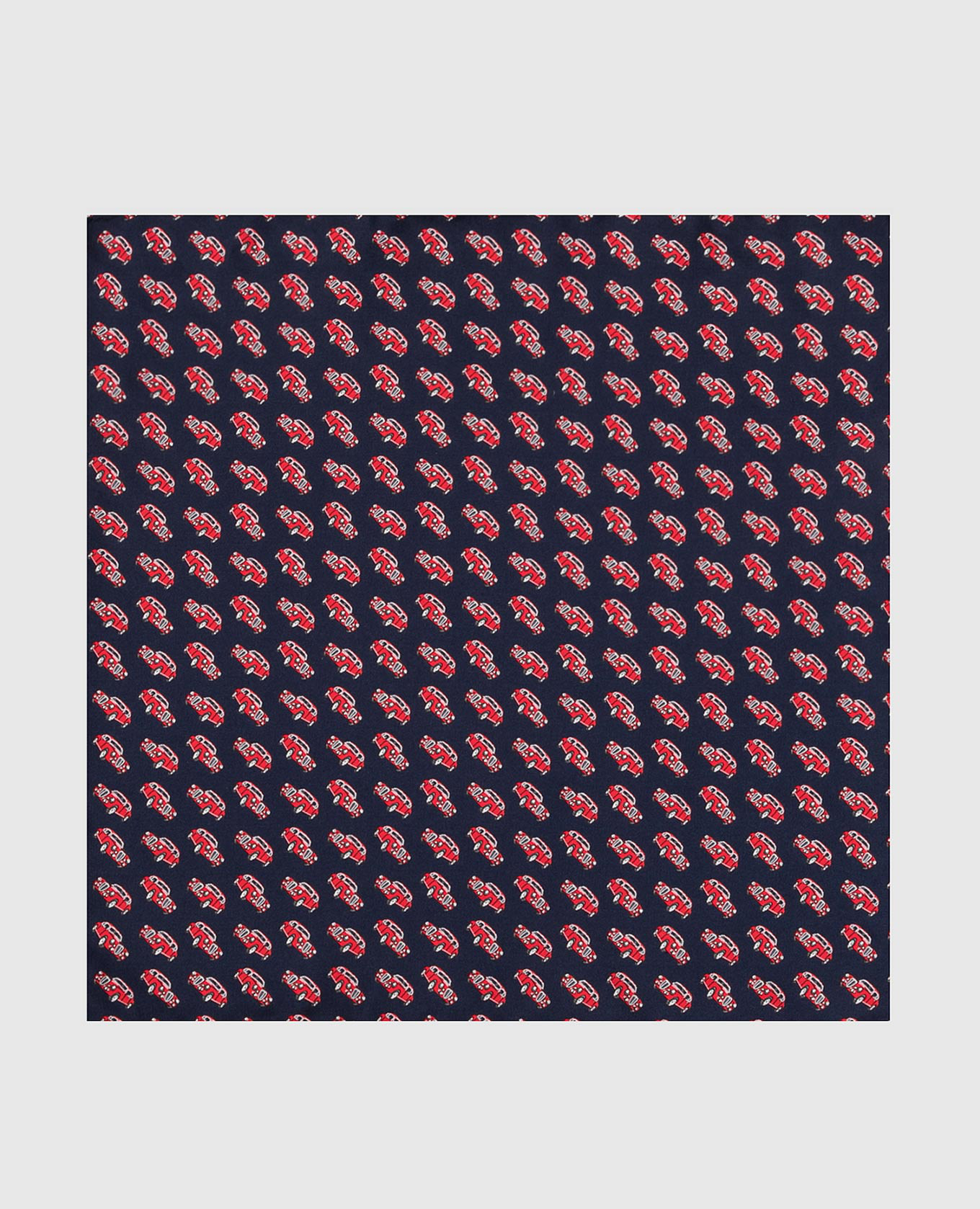 

Children's dark blue patterned silk scarf Stefano Ricci