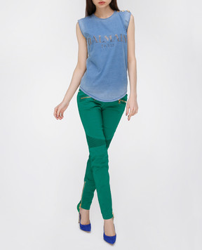 Balmain Green pants 5356347N