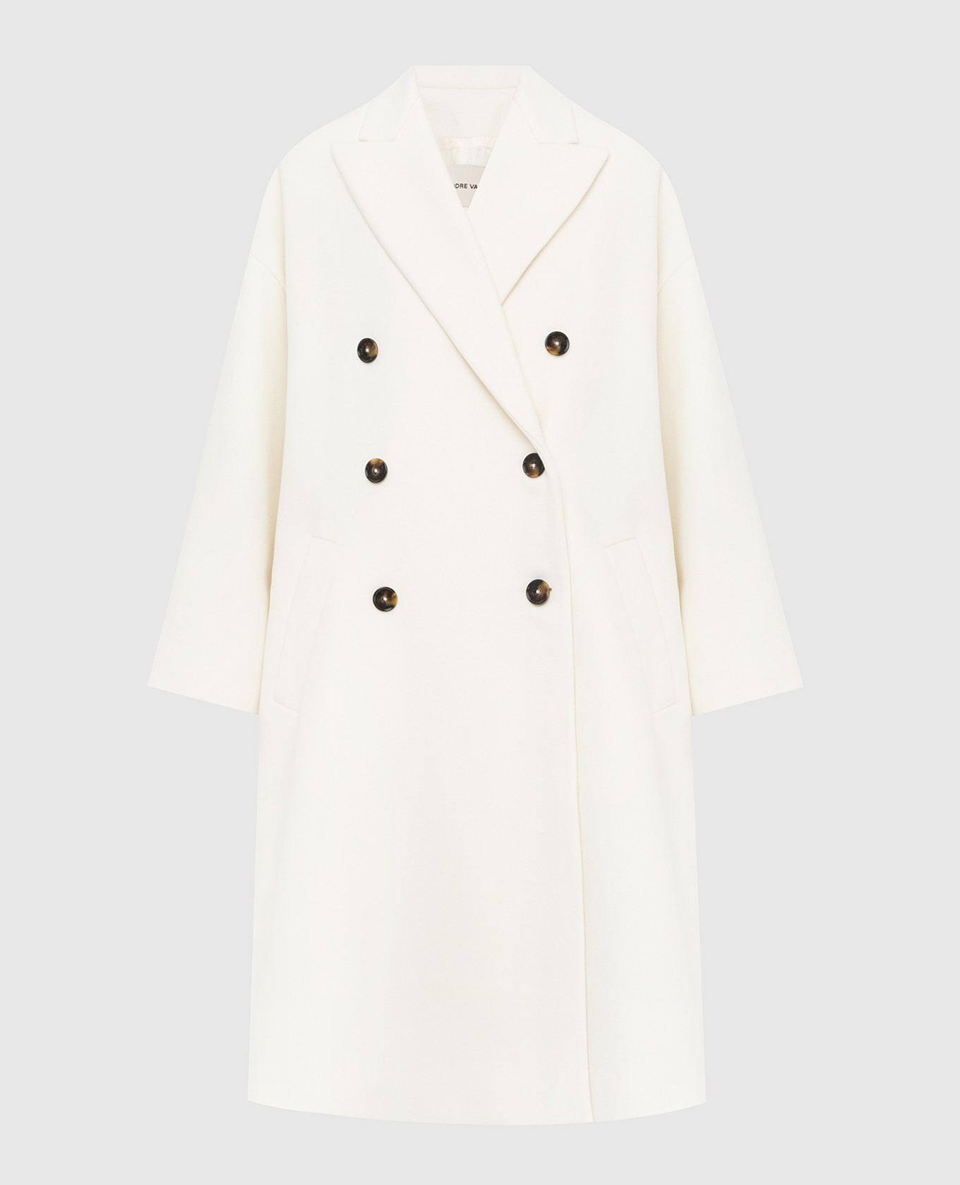 

Double-breasted wool coat ALEXANDRE VAUTHIER, White