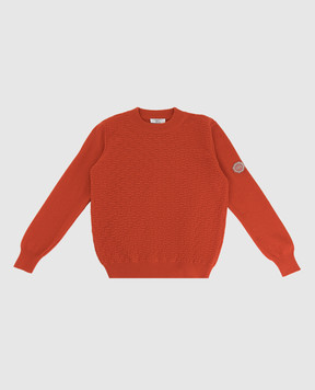 Stefano Ricci Patterned cashmere sweater for children YAK6S11G01F6SA04